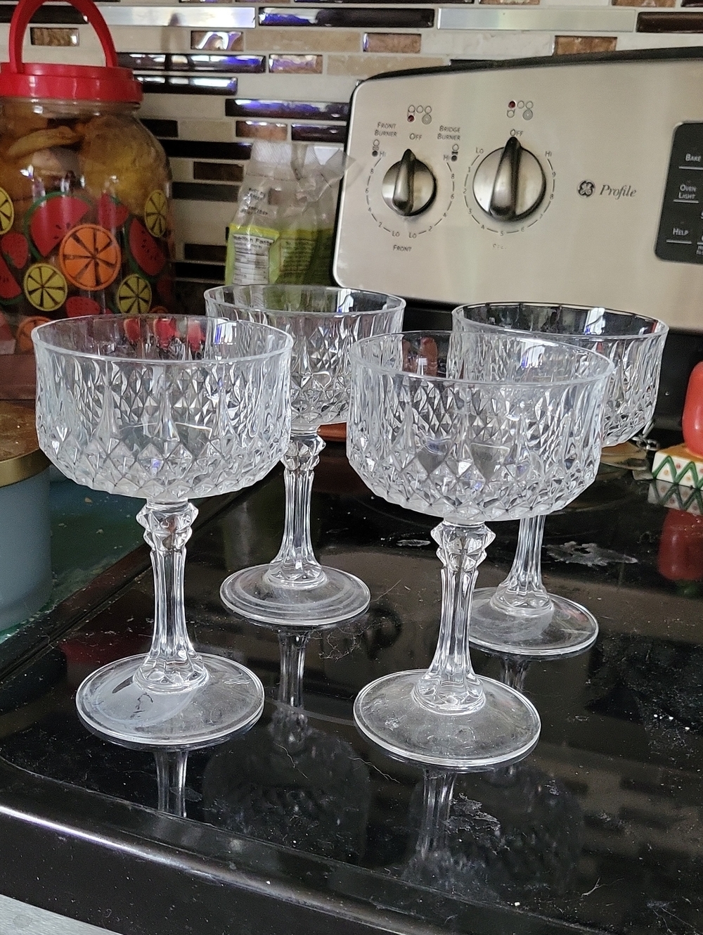 Vintage French Crystal Glasses